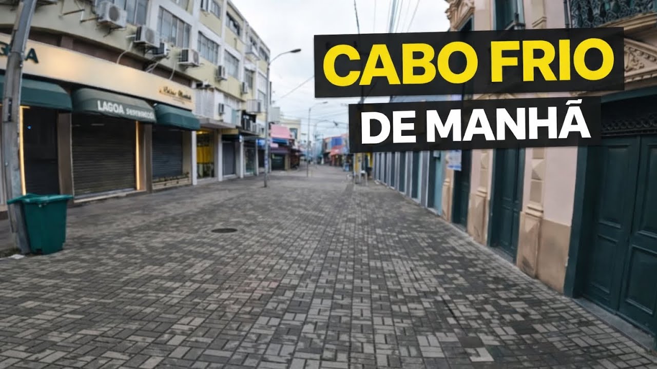 Cabo Frio vazia pela manhã? Andei pelo centro e fui até a Praia do Forte