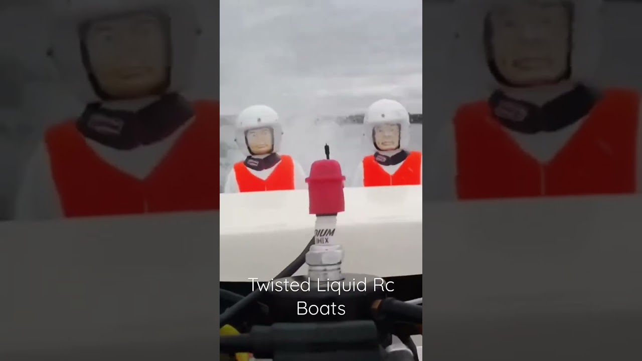 Enforcer Crackerbox Rc Boat Crash 💥 Onboard