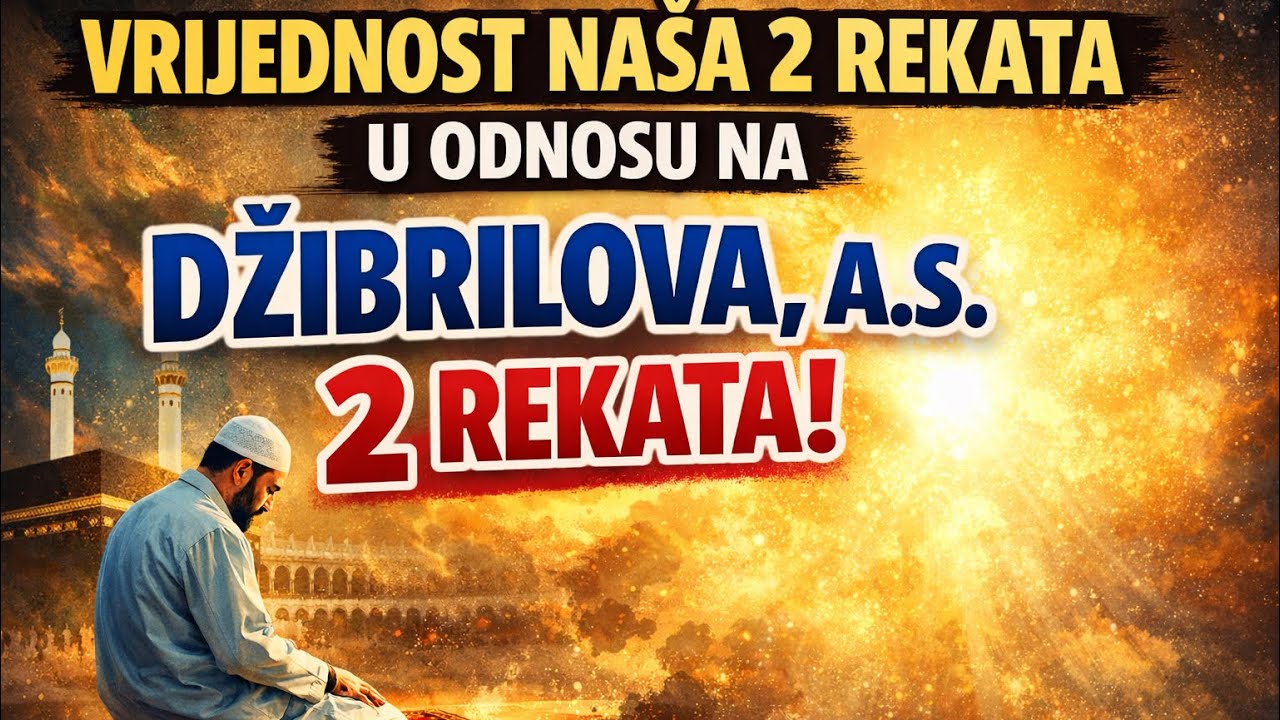 KOLIKO VRIJEDE NASA 2 REKATA U ODNOSU NA 2 REKATA DZIBRILA,A.S.