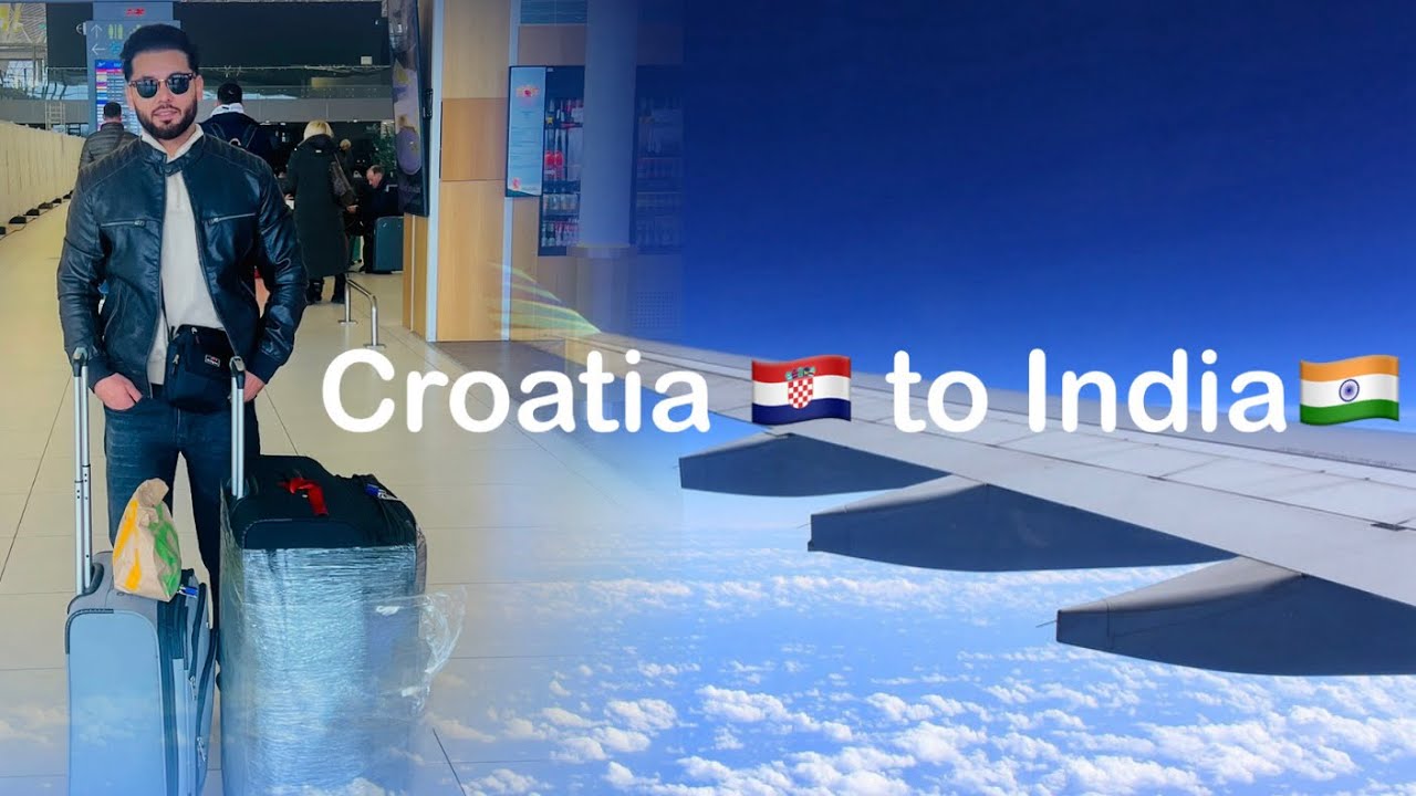 Surprise visit Croatia 🇭🇷 to India 🇮🇳 || family visit || Qatar airline and Indigo airlines