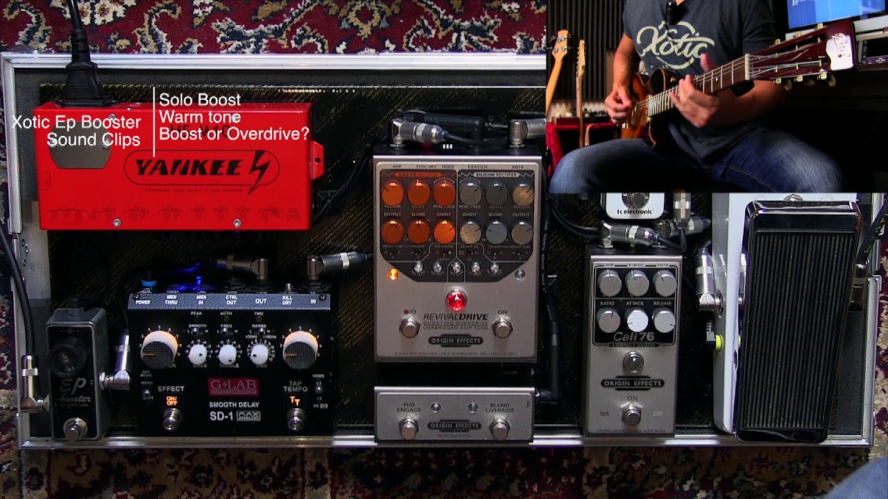2018 Simon Gotthelf Pedalboard - Xotic Effects Ep Booster