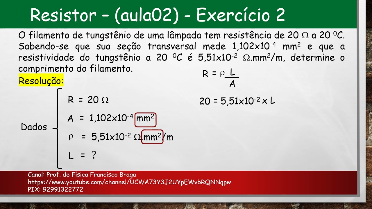 Exercício 02: Resistividade
