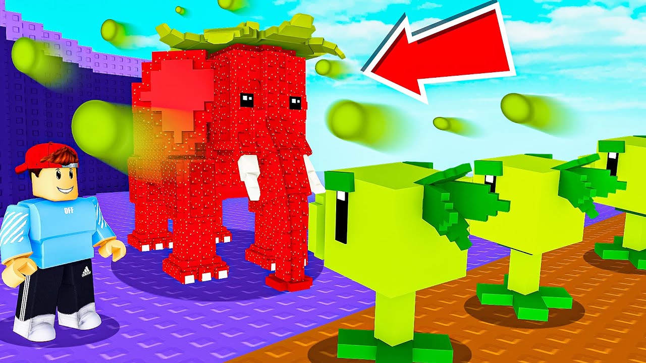 PFLANZEN gegen BRAINROTS in Roblox!