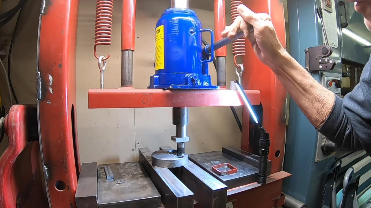 Hydraulic press modification part 2