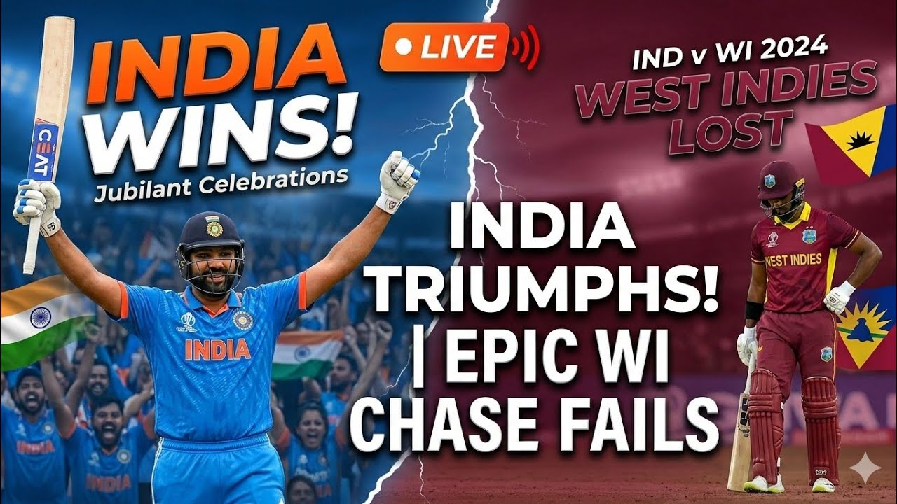 India vs West Indies Cricket Match Highlights 2026 | IND vs WI Full Match Analysis