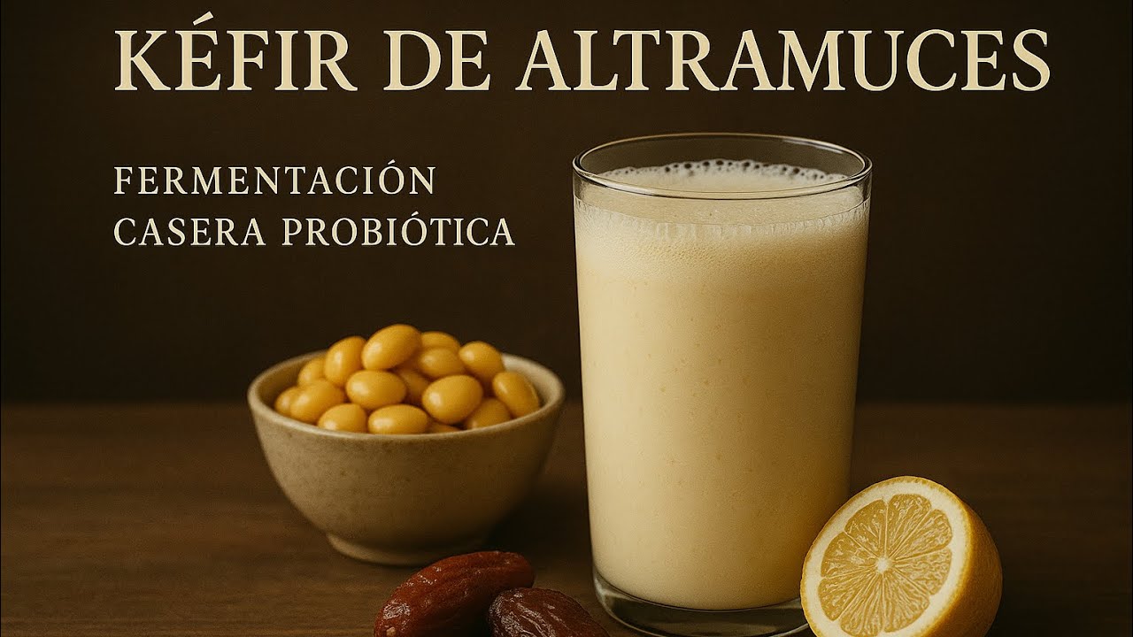 Kéfir de Altramuces Casero | La bebida probiótica más sorprendente y fácil de hacer
