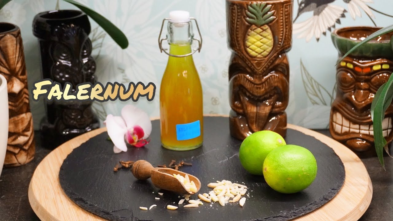 How to make FALERNUM syrup at home| Tiki cocktail #falernum