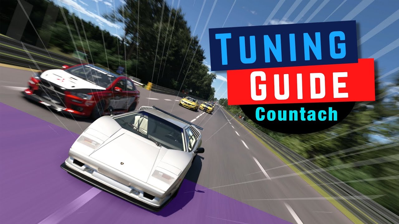 GT7 Lamborghini Countach (700PP Le Mans Circuit Tune Updated for 1.34)