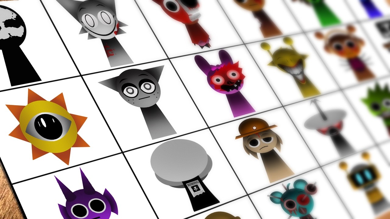 Drawing all Characters INCREDIBOX SPRUNKI HORROR Mode / How to draw INCREDIBOX SPRUNKI