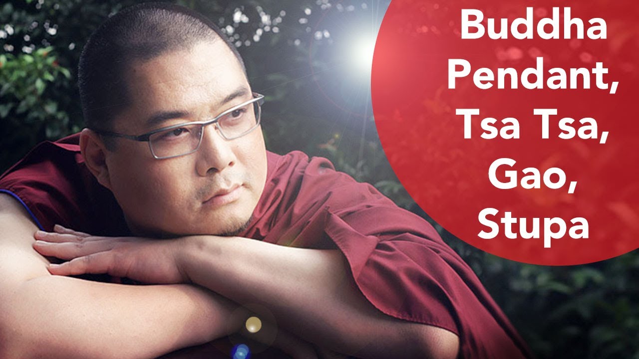 Buddha Pendant,Tsa Tsa, Gao, Stupa