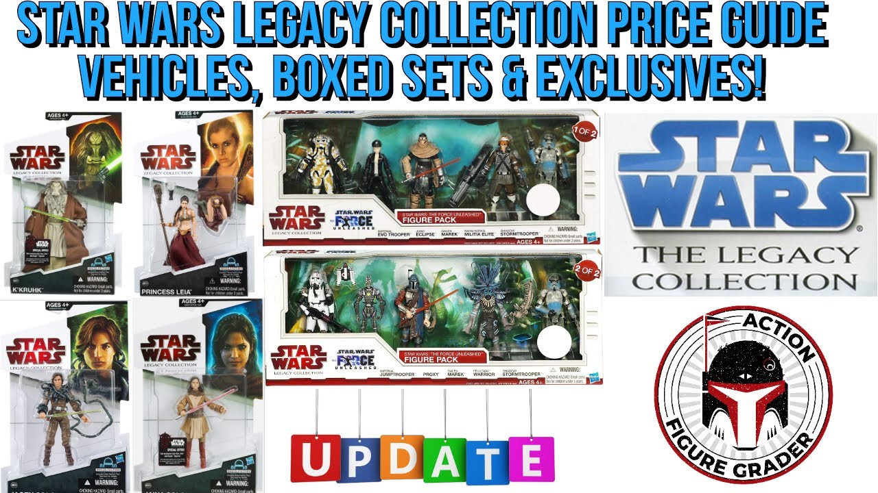 Star Wars Legacy Collection Price Guide | Boxed Sets | Vehicles | Action Figures
