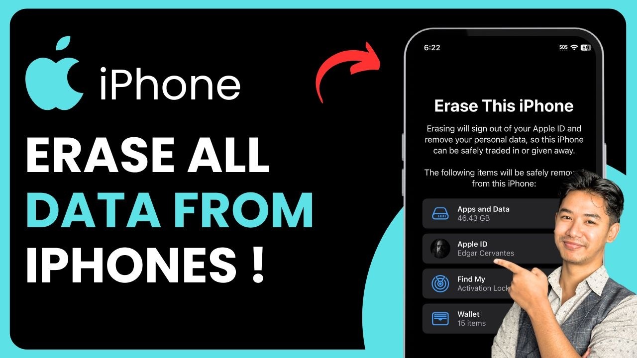 How to Erase All Data from iPhone 13 & Older Models !