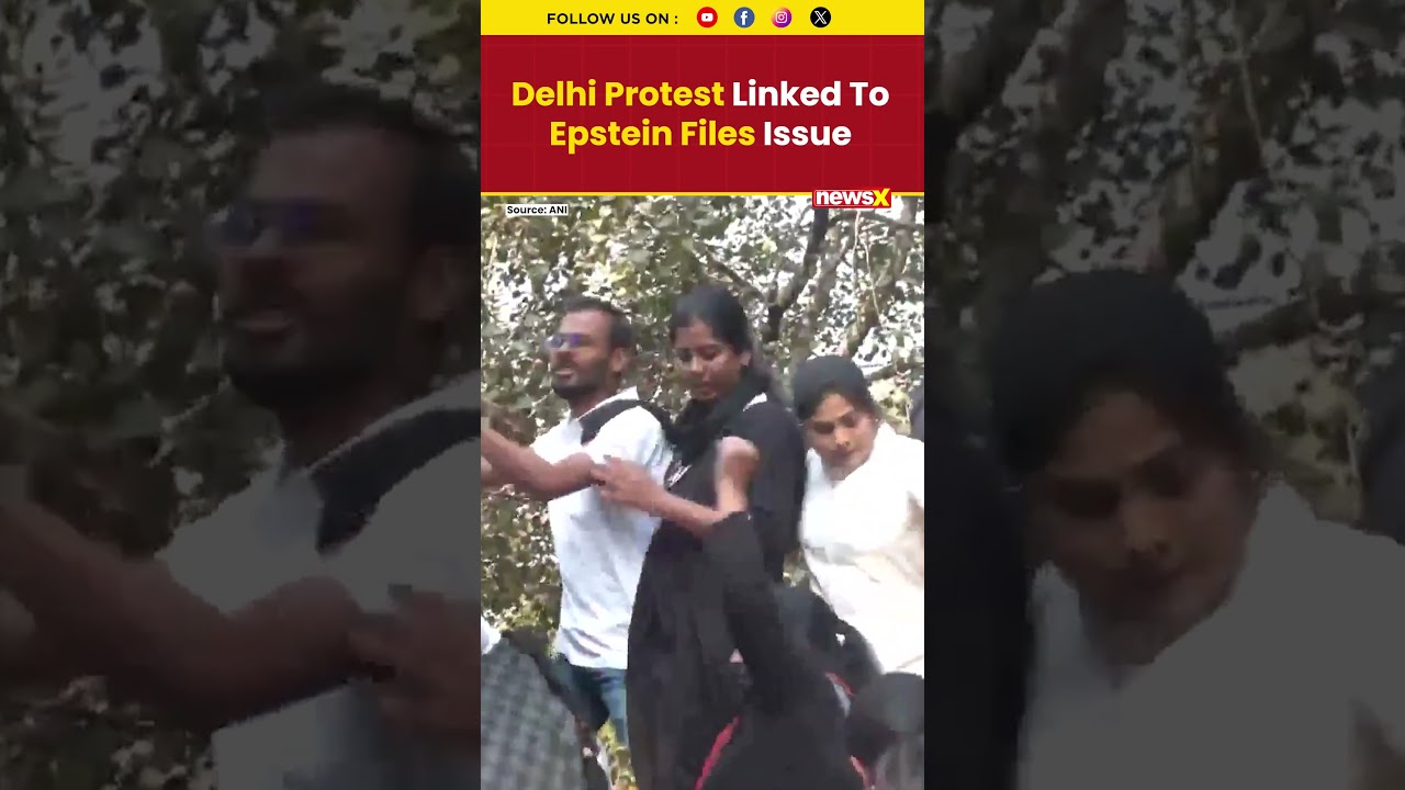 Protest Erupts at Jantar Mantar as Youth Congress Targets Epstein Files Issue #epsteinfiles