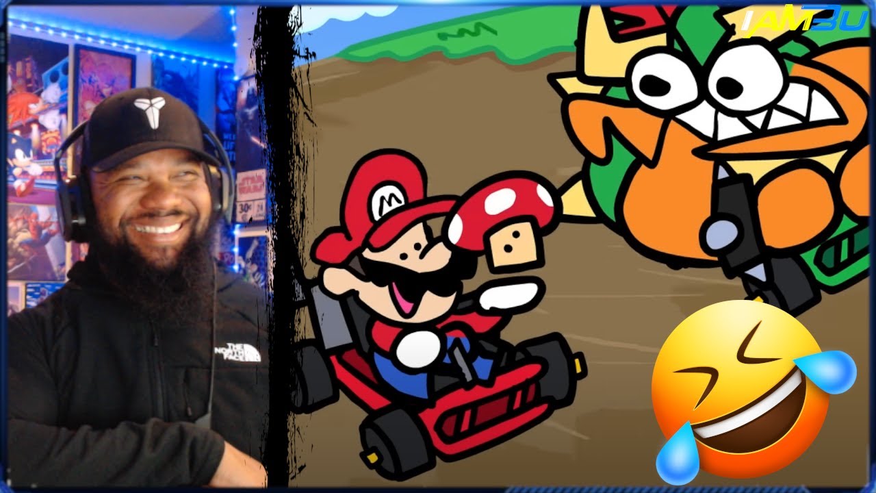 Something About Mario Kart ANIMATED REACTION!