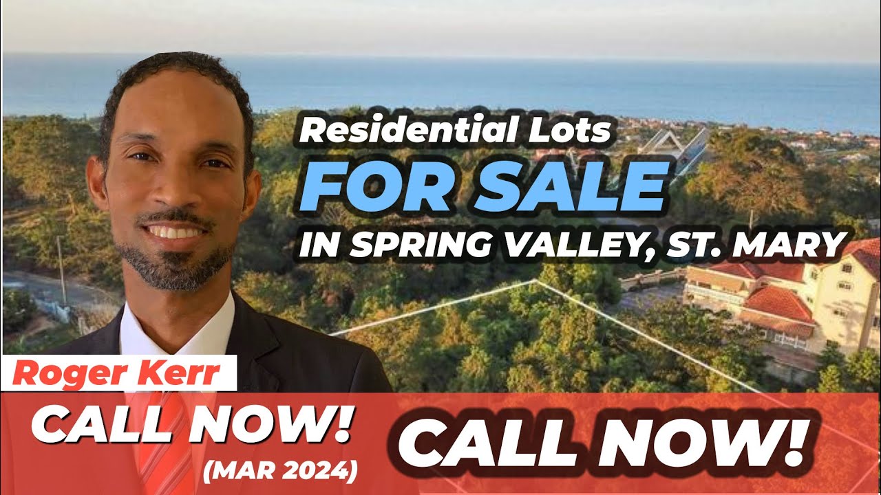 Residential Lots For Sale in Spring Valley, St. Mary, Jamaica