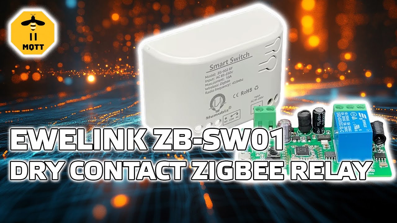 Zigbee реле с сухим контактом Ewelink ZB-SW01, возможности, интеграция в Home Assistant