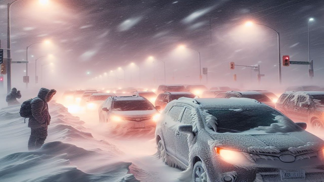Extreme weather in Ontario, heavy snowfall and strong winds!