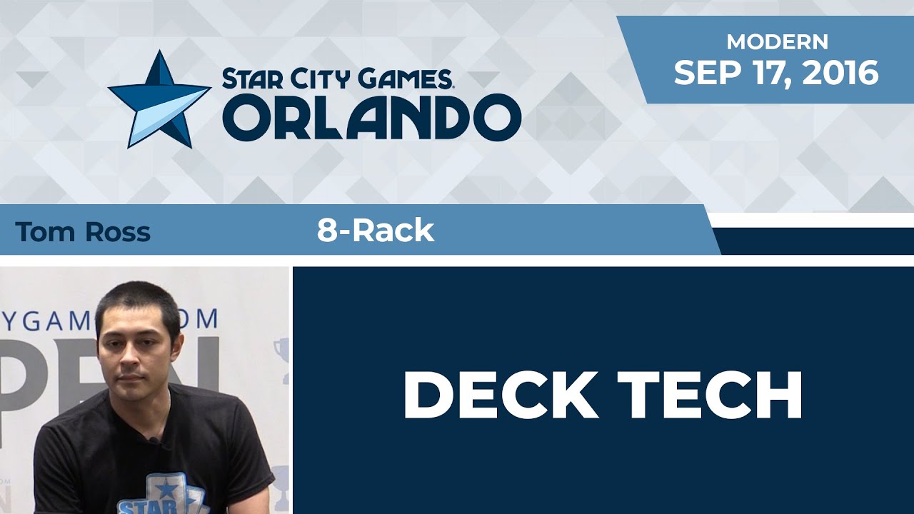 SCGORL: Deck Tech - 8-Rack with Tom Ross | Modern