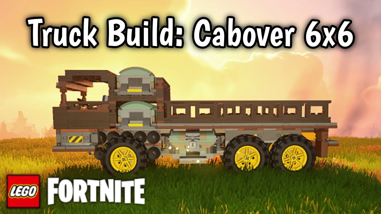 Tutorial - 6x6 (and 4x4) Cabover Truck | LEGO Fortnite