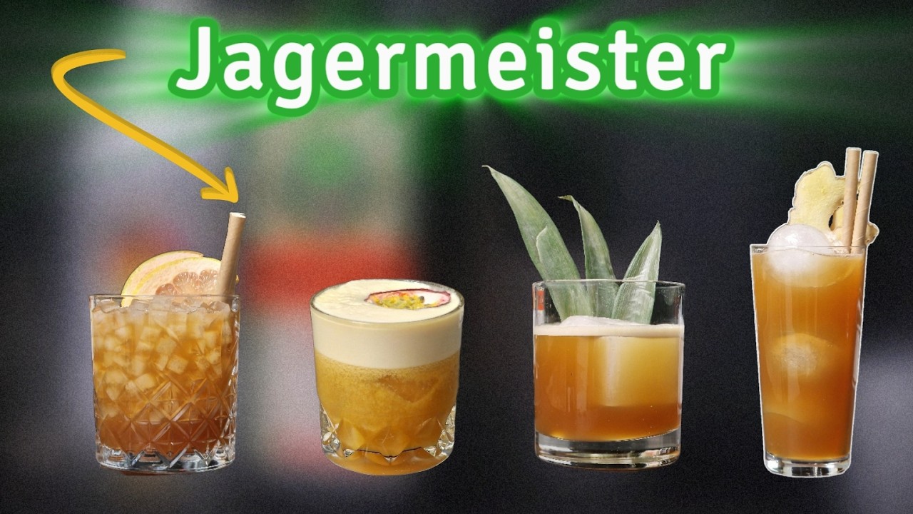 Drinki z jagermeisterem bez jager bomby - surfer on acid, jager mariner, jager sour, jagerita