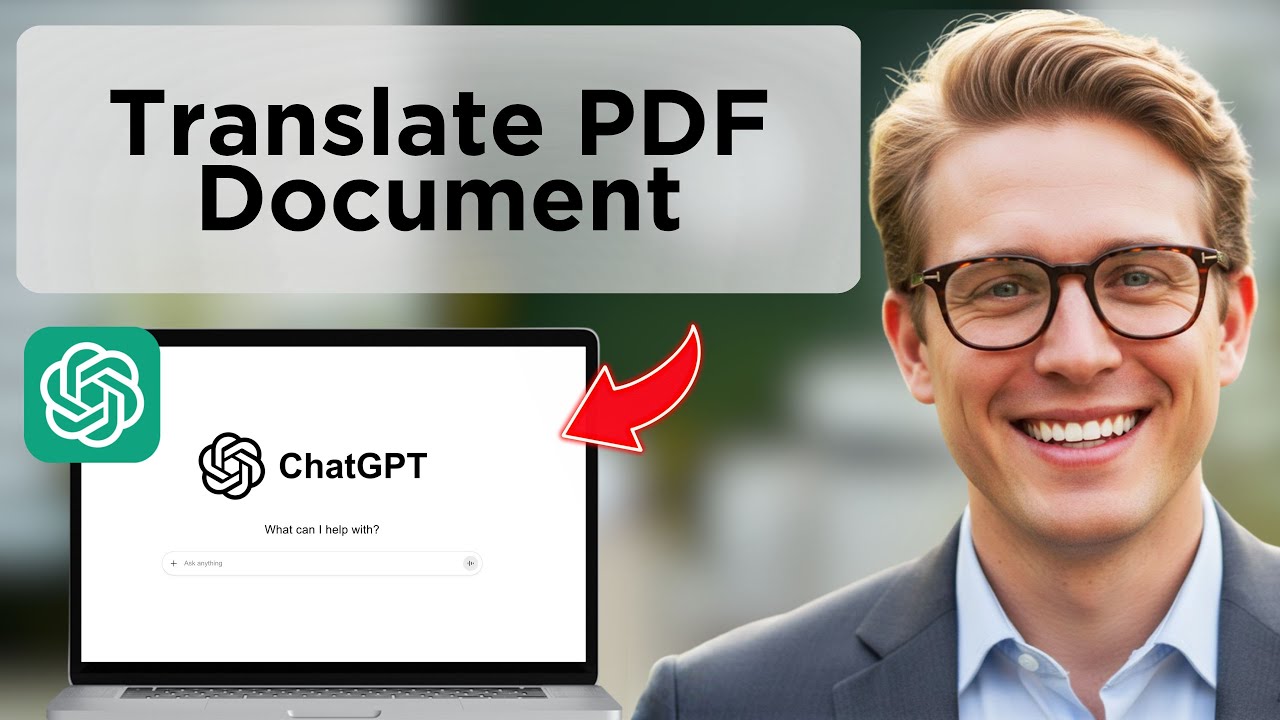Как перевести PDF-документ на любой язык с помощью ChatGPT (обучающее видео)