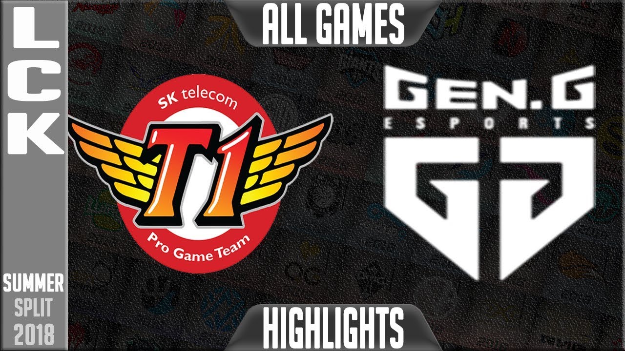 SKT vs GEN Highlights ALL GAMES | LCK Summer 2018 Week 6 Day 6 | SK Telecom T1 vs Gen.G