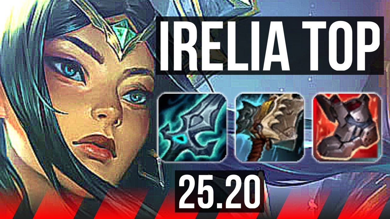 IRELIA vs K'SANTE (TOP) | 9 solo kills, 49k DMG, 65% winrate | KR Master | 25.20