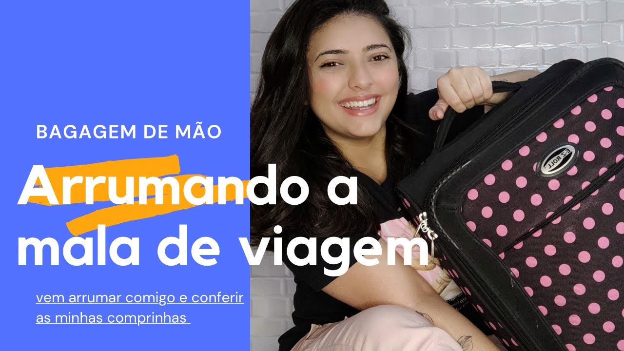 Arrumando a mala de viagem para Cancun
