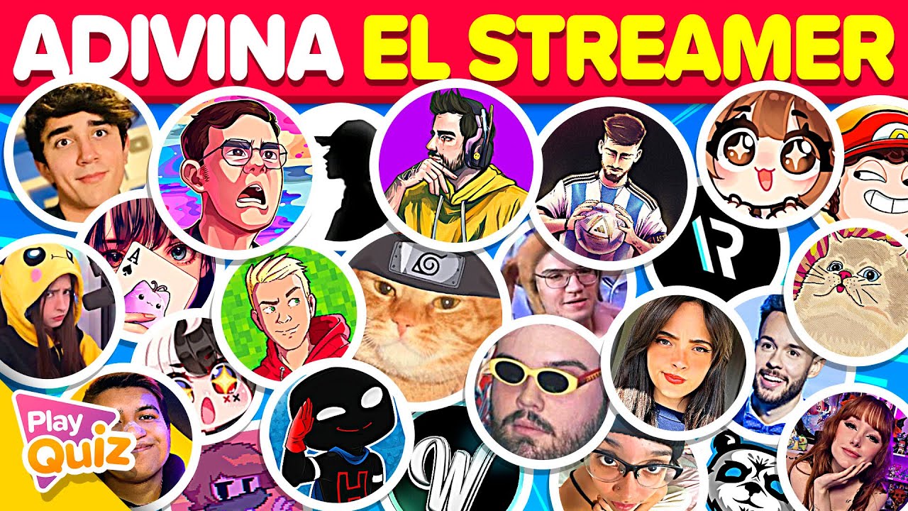 Adivina el Streamer por su Foto de Perfil 😎📸🤳 Especial 2025 | Play Quiz Trivia
