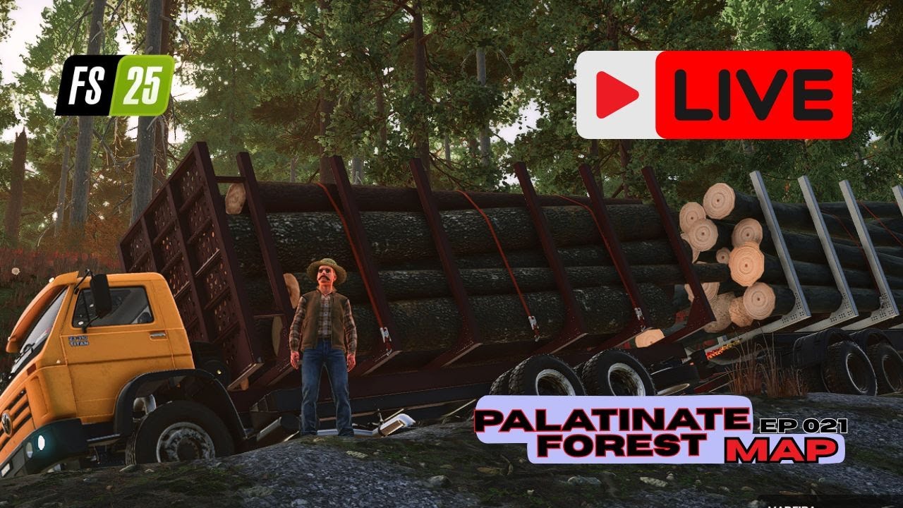“A VIDA DO MADEIREIRO! FS25 ao vivo – Silvicultura do jeito raiz!” (+18)
