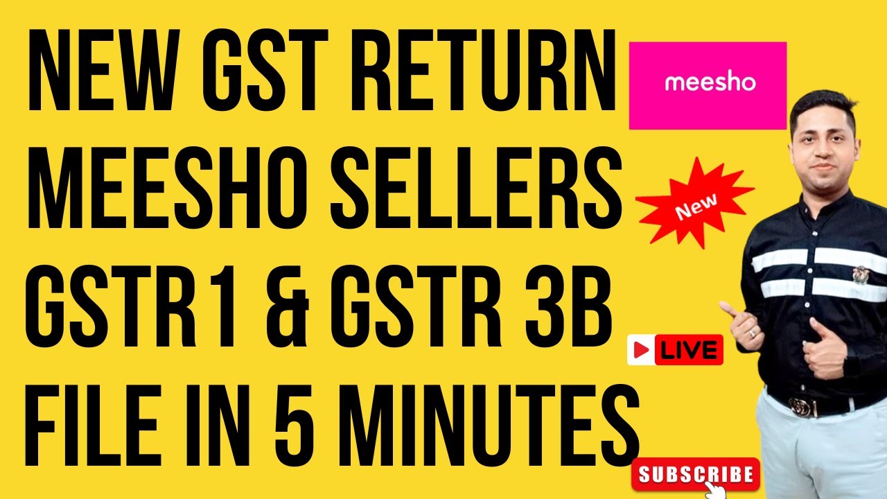 How to file Meesho GST Return ? || Meesho GST Filing|| #meesho #gst Meesho Seller GSTR 1 Filing.