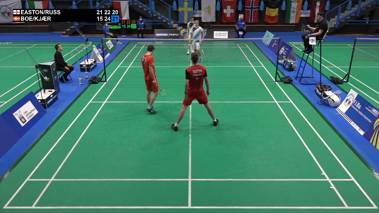 Match point - Easton / Russ vs Boe / Kjær - MD, SF - Italian Intl. 2021