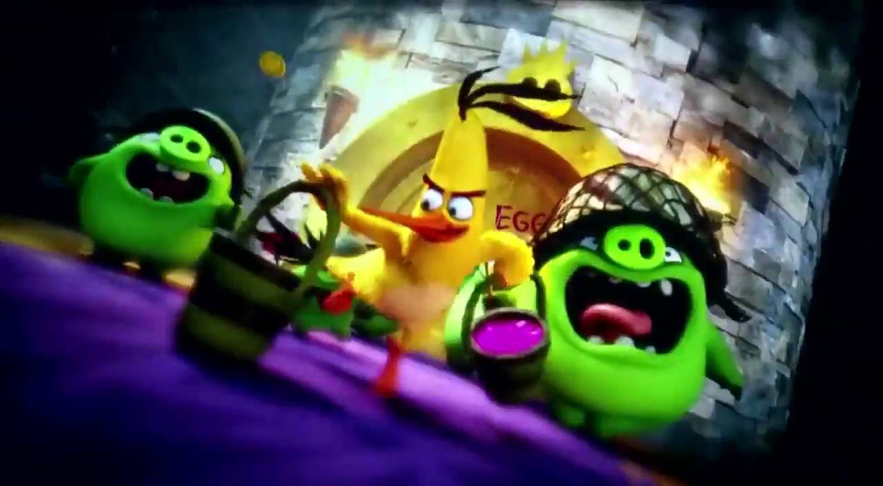 The Angry Birds movie Chuck Slow Motion scene