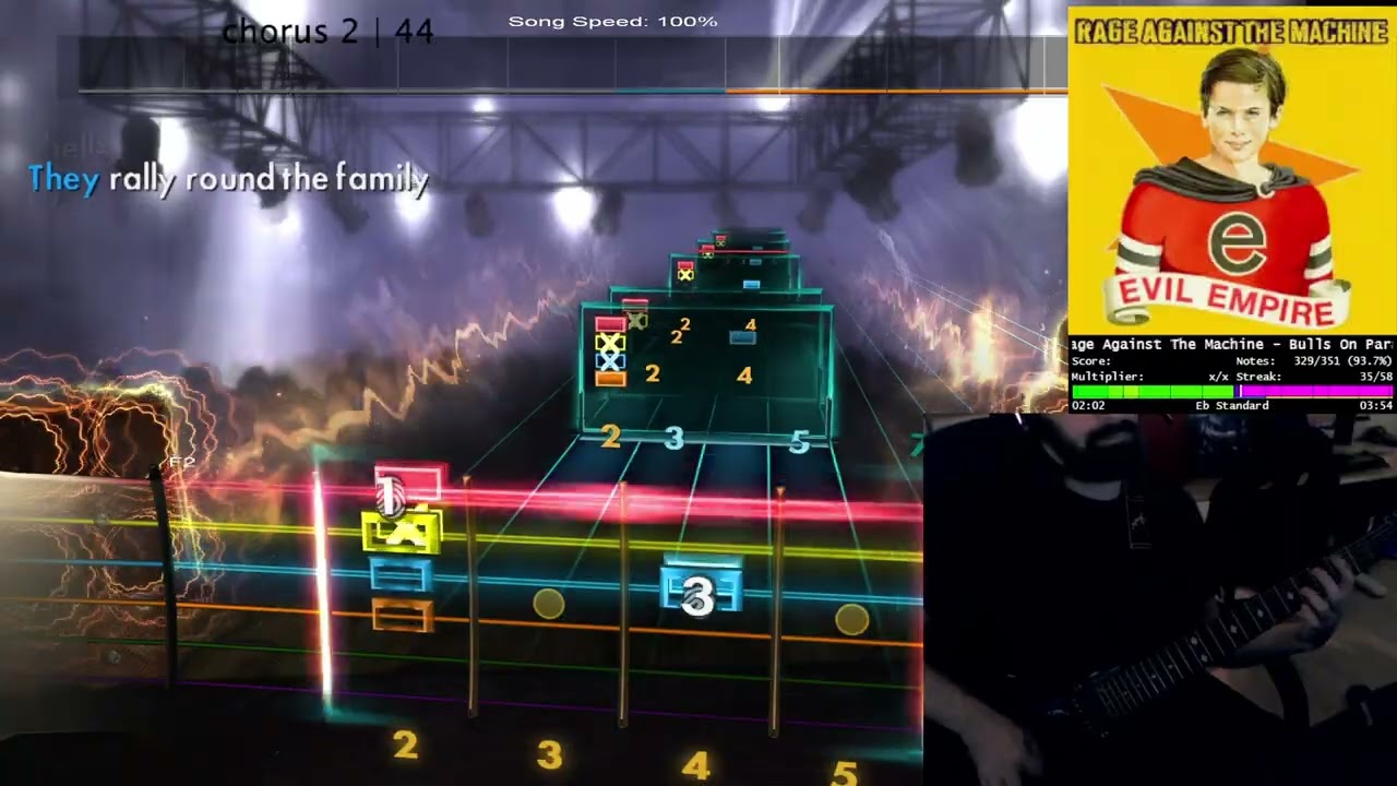 Rage Against The Machine - Bulls On Parade - 93% - Rocksmith - Guitar Lead