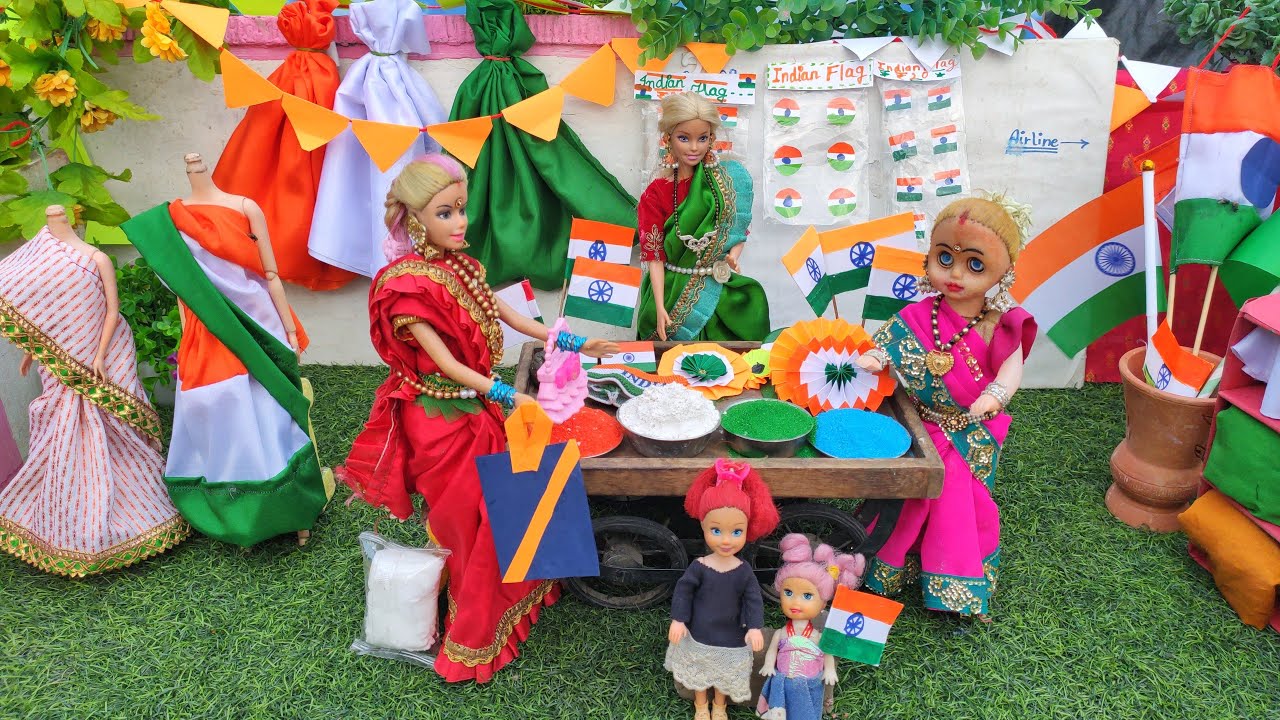 Barbie Doll All Day Routine In Indian Village/Radha Ki Kahani Part -465/Barbie Doll Bedtime Story||