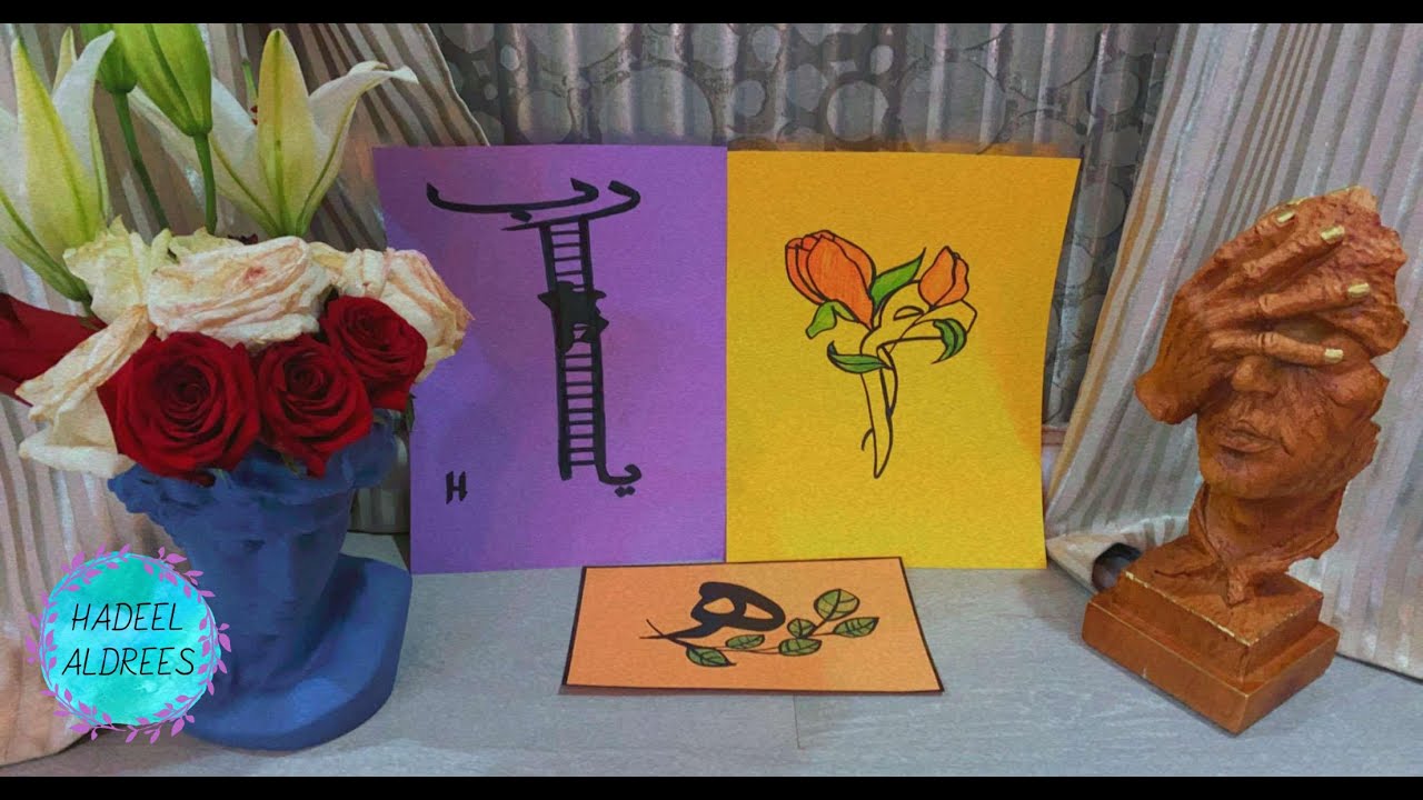 احرفي ايطارات زخرفية   أ/ هديل الدريس