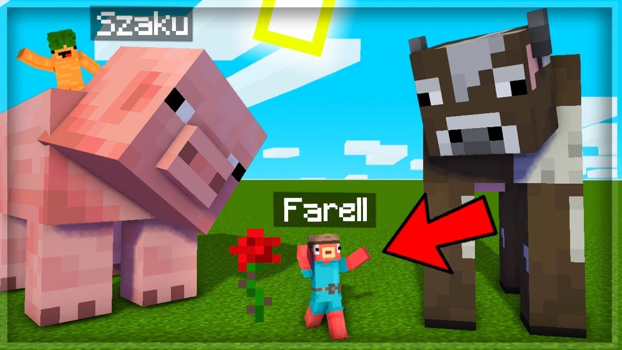 MINECRAFT, ale Co SKOK Stajesz Się MNIEJSZY! ( zniknąłem z mapy! )