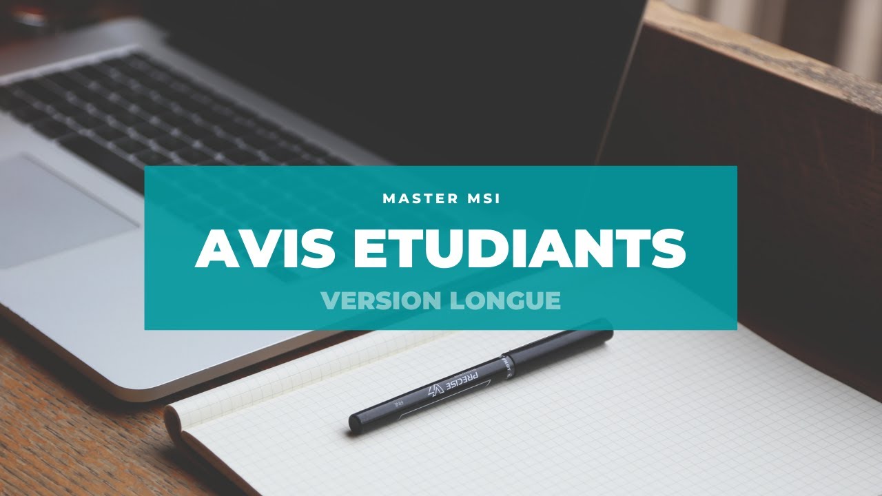 Que pensent les étudiants du Master MSI ? (version longue)