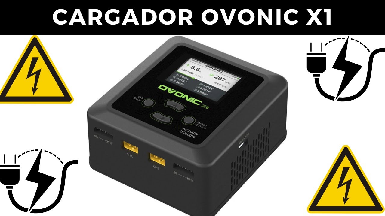 Cargador Ovonic X1 - Cargando LiPo & Li-ion