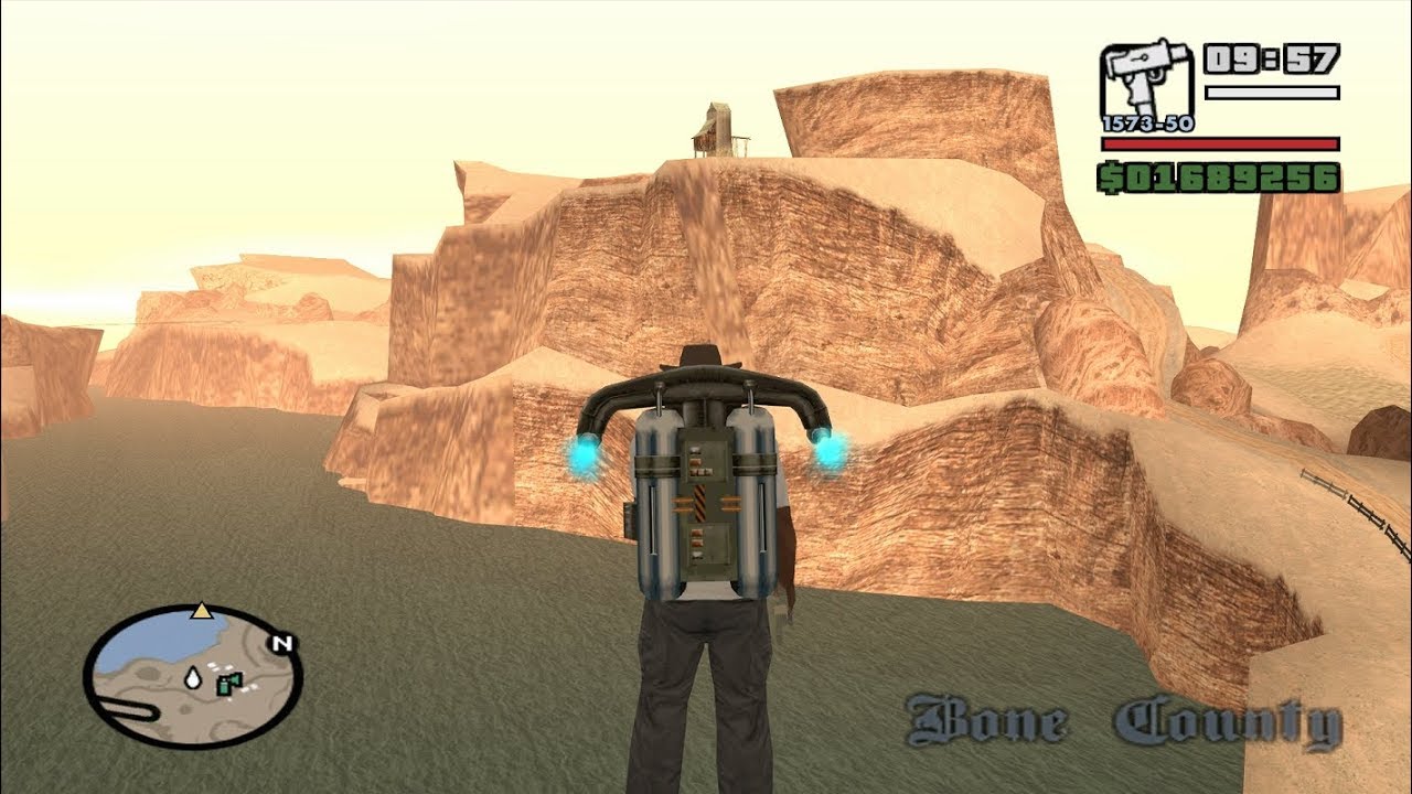 Chain Game Fat CJ mod - GTA San Andreas - Black Project - Airstrip mission 4