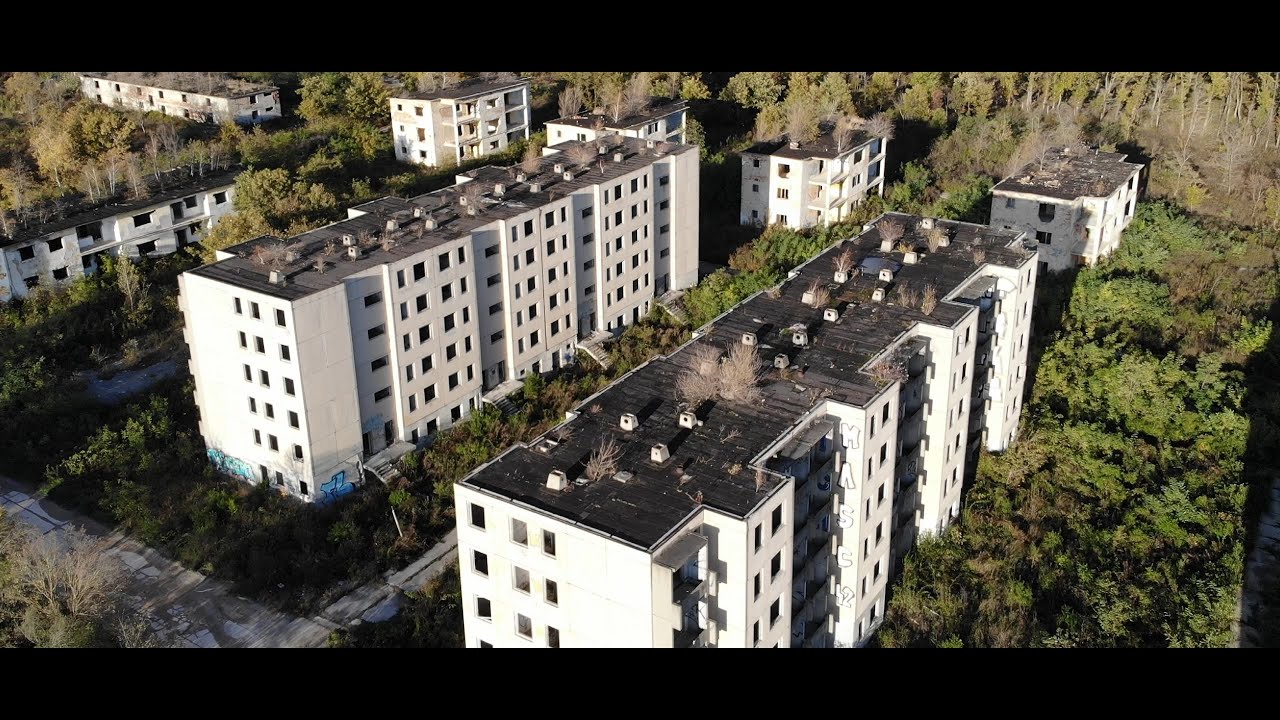 [Ghost town] Szentkirályszabadja Szellemváros Drone view (Hungary)