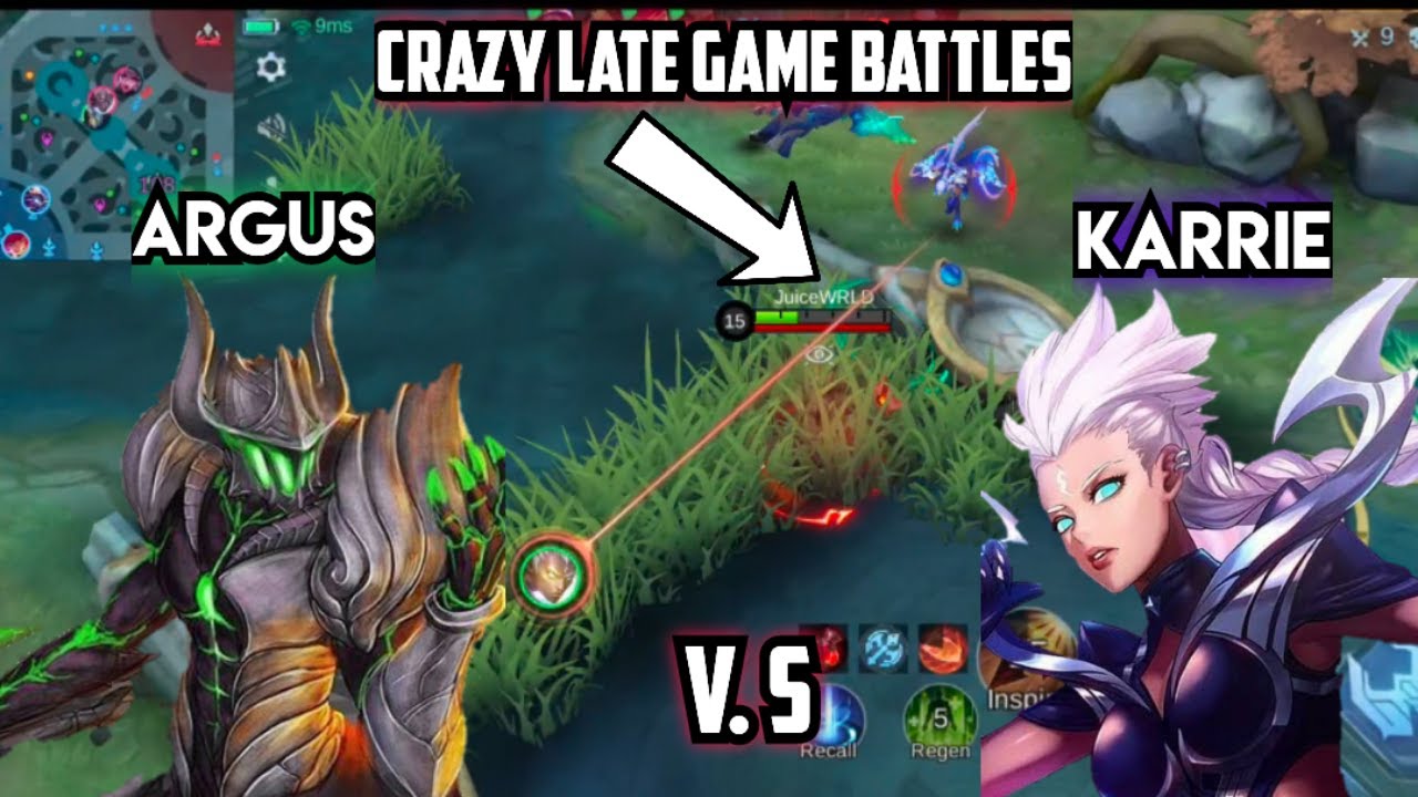 🔥INTENSE LATE GAME BATTLE! 🔥ARGUS VS KARRIE - COMEBACK MOMENT ARGUS - ARGUS BEST BUILD 2023