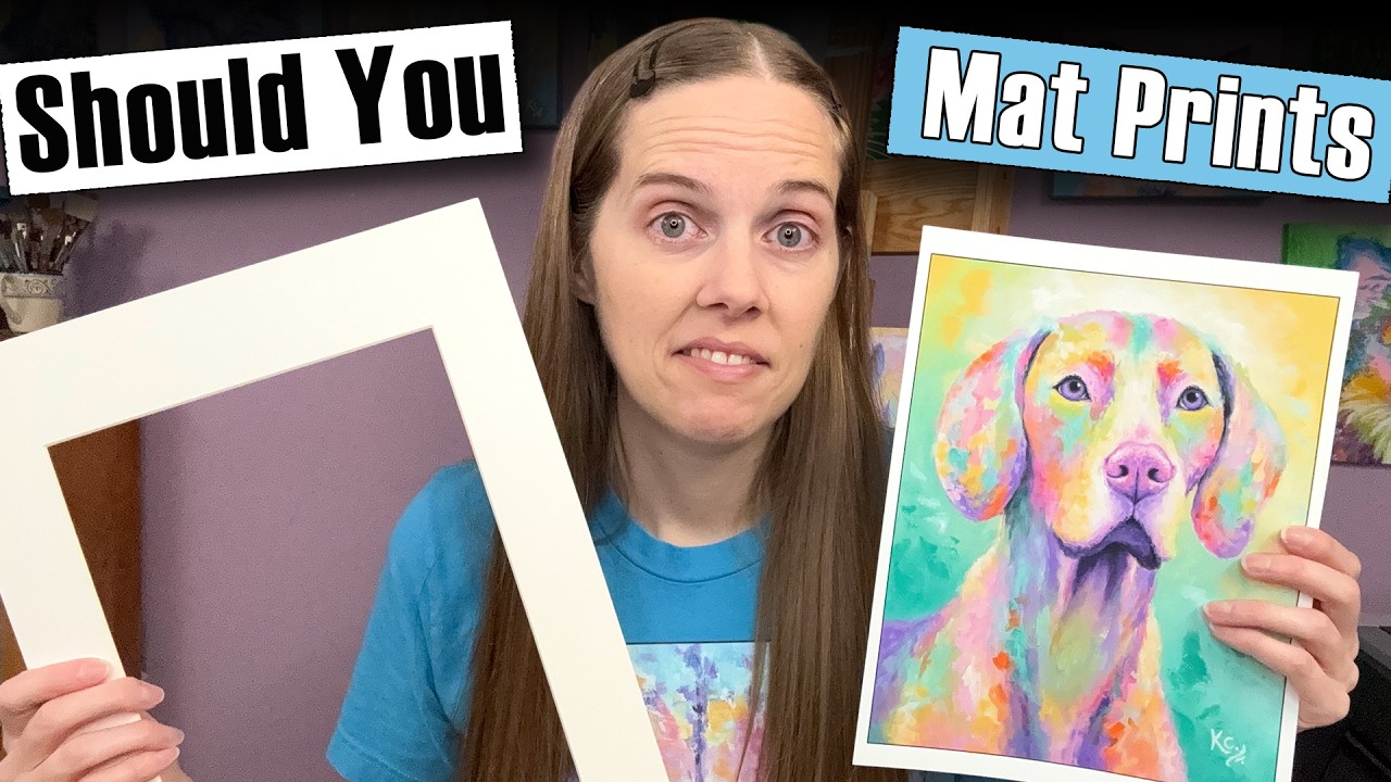 Should You Mat Art Prints for Selling at Art Fairs?