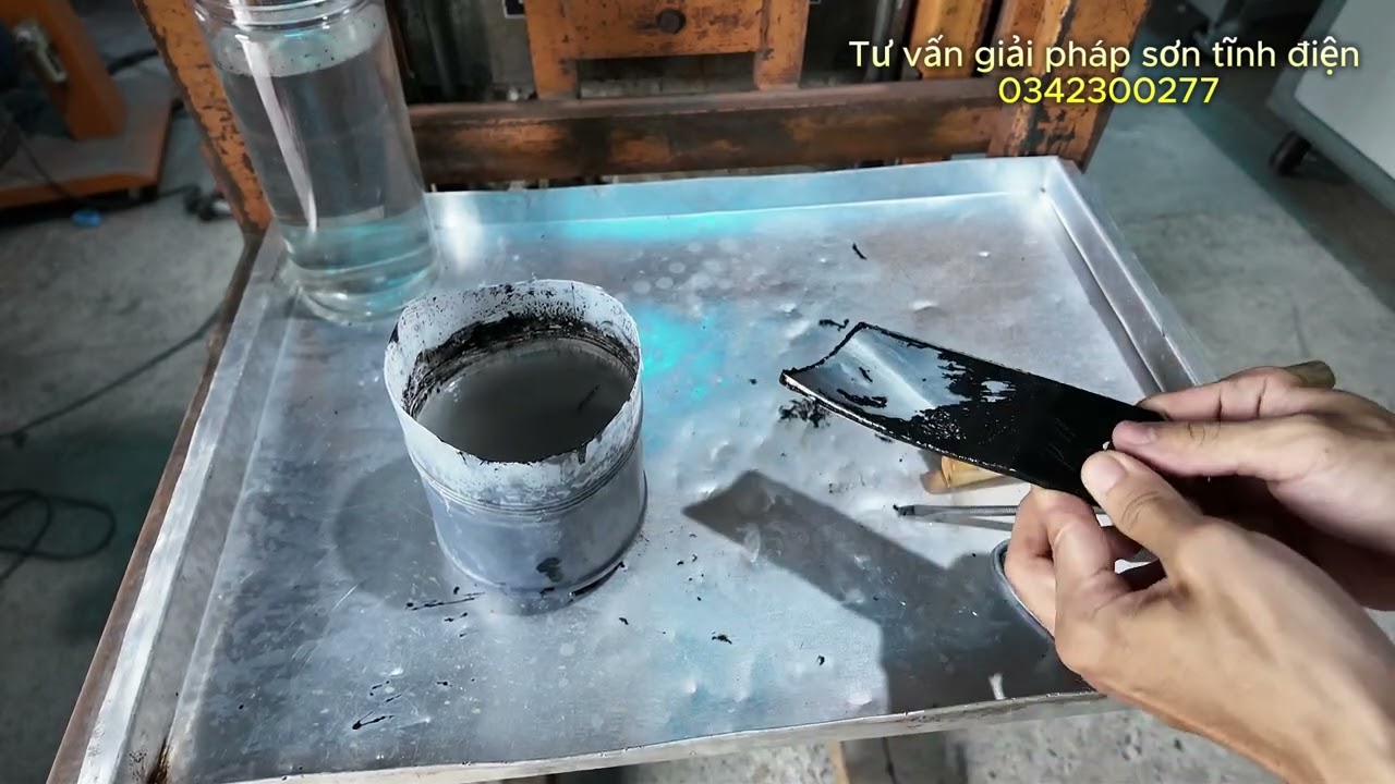 Giải pháp tẩy sơn tĩnh điện nhanh chóng và hiệu quả - 0342300277
