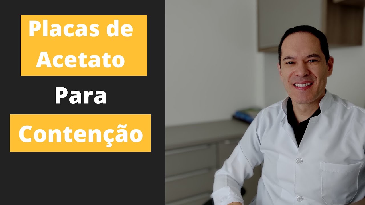 Placas de Acetato para contenção - sem ajustes