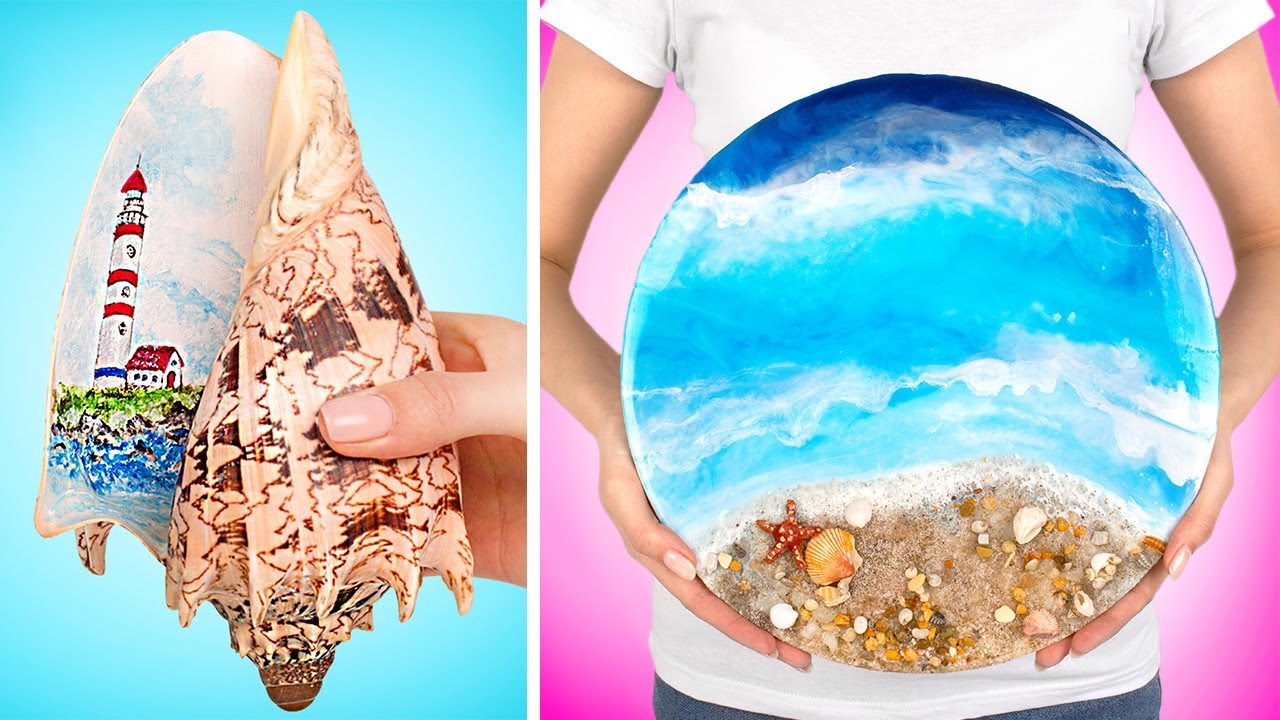 Awesome DIY Sea Themed  Crafts || Easy Gift Ideas!