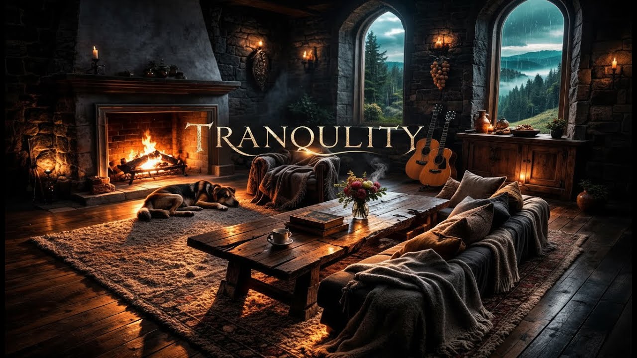 Healing Rain Sounds & Acoustic Guitar for Total Relaxation and Sleep
