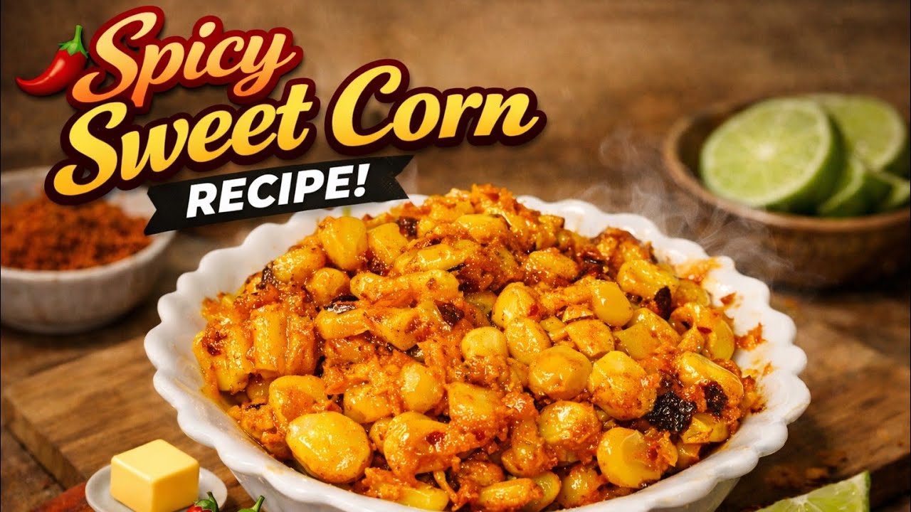 Easy sweet corn recipe 😋 #sweetcorn #Easyrecipe #Homemade #Nooil #Nocarbs