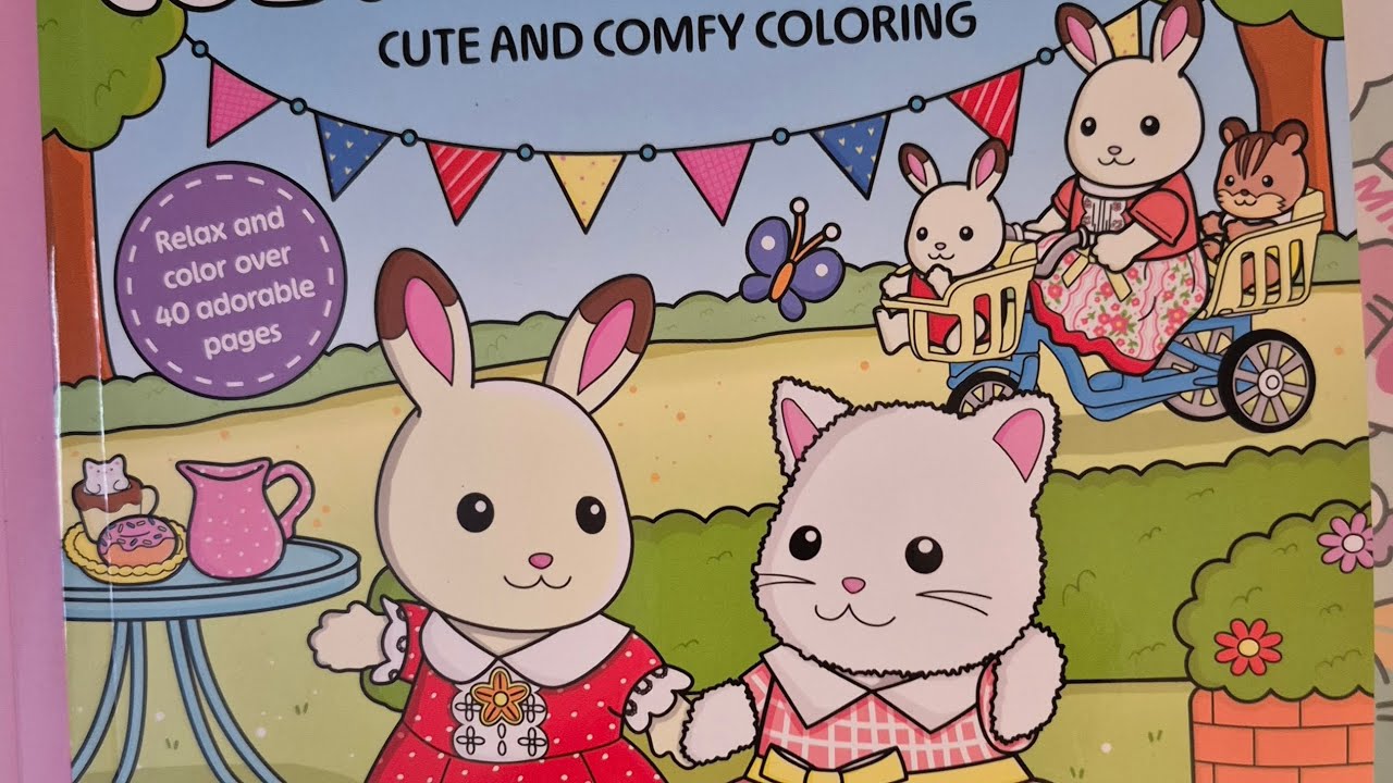 Calico critters coloring book 