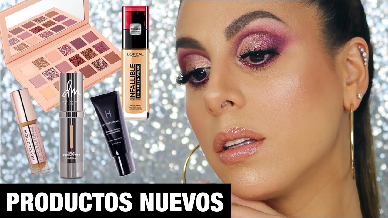 PROBANDO PRODUCTOS NUEVOS: HUDA · L’OREAL · MAKEUP REVOLUTION · DANESSA MYRICKS · LINDA HALLBERG